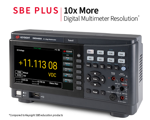 TestEquity: Keysight DM34460A Digital Multimeter, 6.5 Digit, 3 A